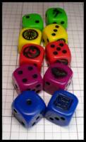 Dice : Dice - Game Dice - BattleTech Custom by J Shelton - JA Collection Mar 2024